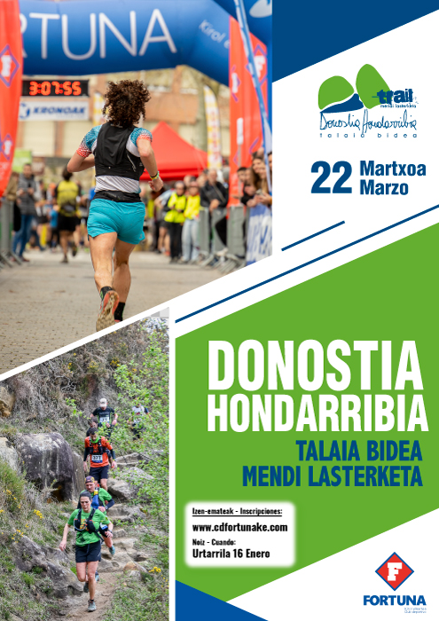 Cartel Donostia - Hondarribia Talaia Bidea